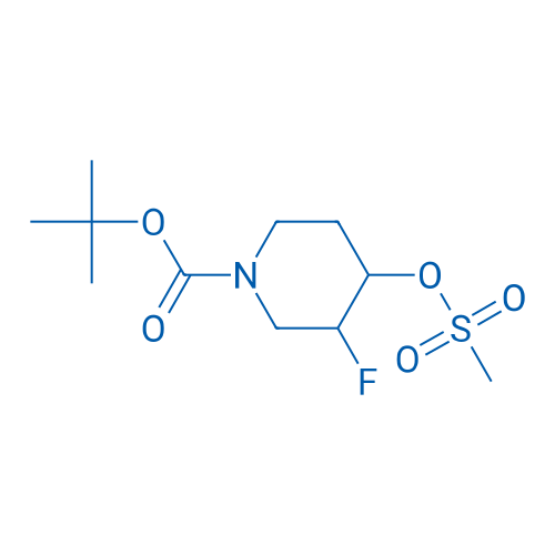 tert-Butyl 3-fluoro-4-((methylsulfonyl)oxy)piperidine-1-carboxylate 1mg