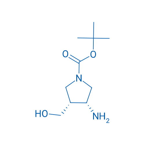 (3R,4R)-tert-Butyl 3-amino-4-(hydroxymethyl)pyrrolidine-1-carboxylate 250mg