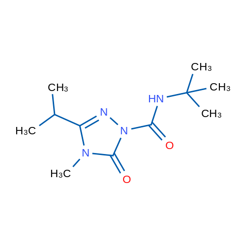 N-(tert-Butyl)-3-isopropyl-4-methyl-5-oxo-4,5-dihydro-1H-1,2,4-triazole-1-carboxamide 1g