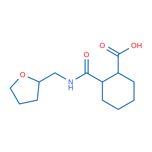 2-(((Tetrahydrofuran-2-yl)methyl)carbamoyl)cyclohexanecarboxylic acid 1g