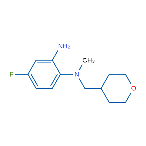 4-Fluoro-N1-methyl-N1-((tetrahydro-2H-pyran-4-yl)methyl)benzene-1,2-diamine 5g