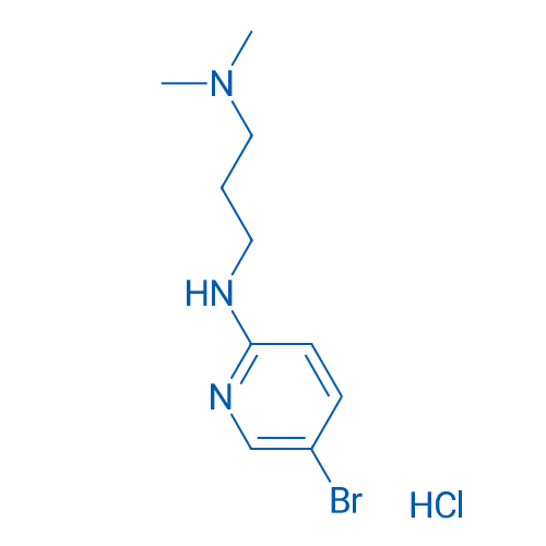 N1-(5-Bromopyridin-2-yl)-N3,N3-dimethylpropane-1,3-diamine hydrochloride 1g