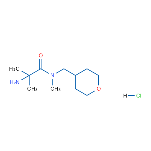 2-Amino-N,2-dimethyl-N-((tetrahydro-2H-pyran-4-yl)methyl)propanamide hydrochloride 5g
