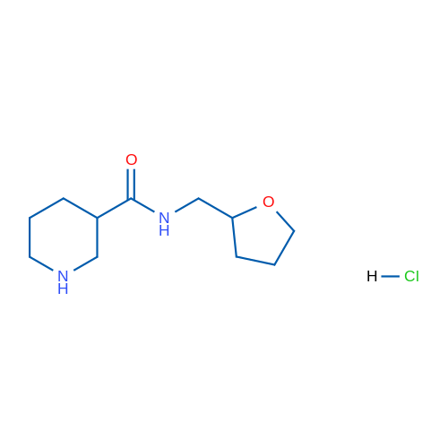 N-((Tetrahydrofuran-2-yl)methyl)piperidine-3-carboxamide hydrochloride 1g