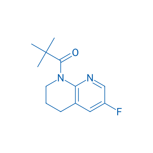 1-(6-Fluoro-3,4-dihydro-1,8-naphthyridin-1(2H)-yl)-2,2-dimethylpropan-1-one 1g