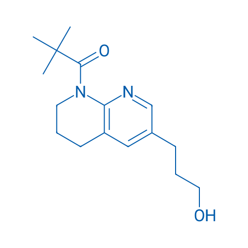 1-(6-(3-Hydroxypropyl)-3,4-dihydro-1,8-naphthyridin-1(2H)-yl)-2,2-dimethylpropan-1-one 1g