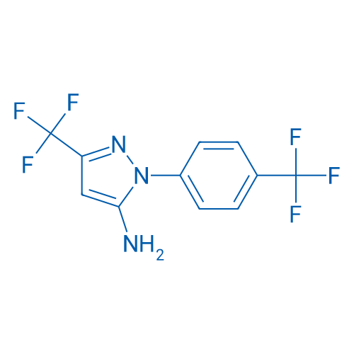 3-(Trifluoromethyl)-1-(4-(trifluoromethyl)phenyl)-1H-pyrazol-5-amine 1g