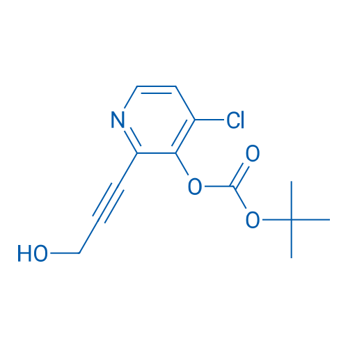 tert-Butyl (4-chloro-2-(3-hydroxyprop-1-yn-1-yl)pyridin-3-yl) carbonate 1g