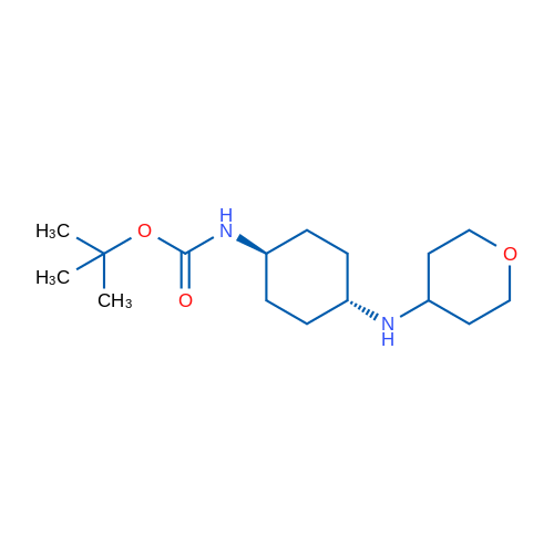 tert-Butyl (trans-4-((tetrahydro-2H-pyran-4-yl)amino)cyclohexyl)carbamate 1g