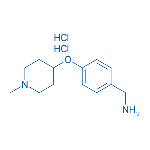 (4-((1-Methylpiperidin-4-yl)oxy)phenyl)methanamine dihydrochloride 100mg