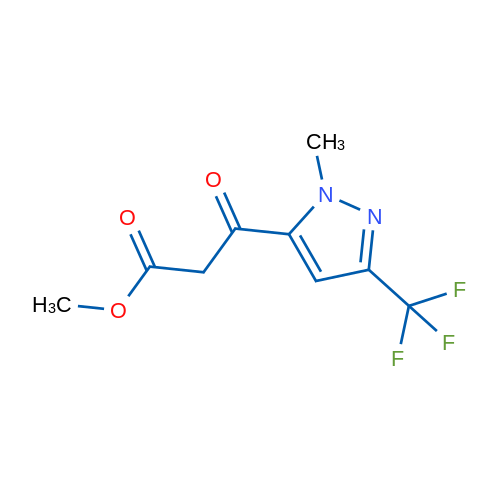 Methyl 3-(1-methyl-3-(trifluoromethyl)-1H-pyrazol-5-yl)-3-oxopropanoate 1g