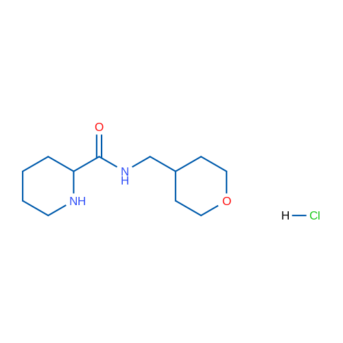 N-((Tetrahydro-2H-pyran-4-yl)methyl)piperidine-2-carboxamide hydrochloride 1g