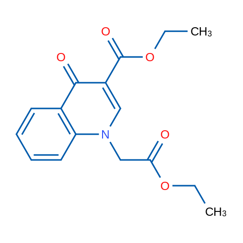 Ethyl 1-(2-ethoxy-2-oxoethyl)-4-oxo-1,4-dihydroquinoline-3-carboxylate 1g