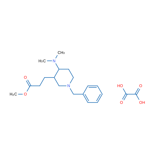 Methyl 3-(1-benzyl-4-(dimethylamino)piperidin-3-yl)propanoate oxalate 5g