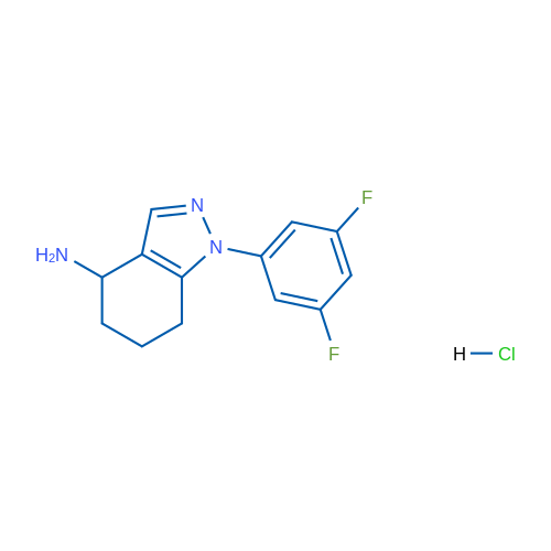 1-(3,5-Difluorophenyl)-4,5,6,7-tetrahydro-1H-indazol-4-amine hydrochloride 1g