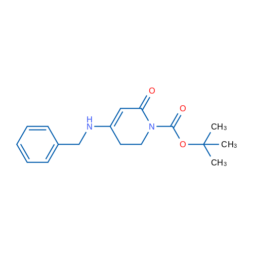 tert-Butyl 4-(benzylamino)-2-oxo-5,6-dihydropyridine-1(2H)-carboxylate 1g