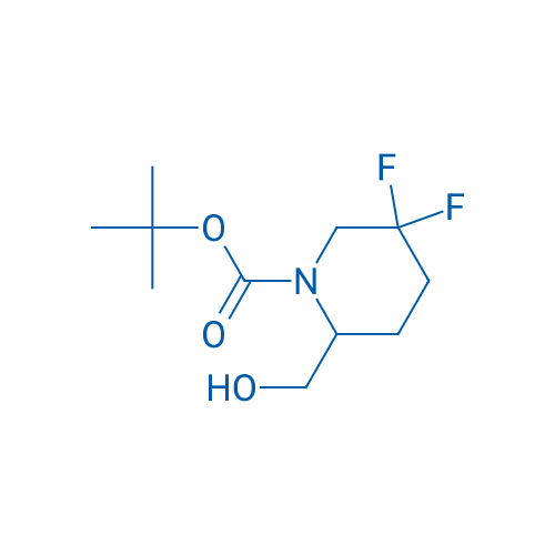 tert-Butyl 5,5-difluoro-2-(hydroxymethyl)piperidine-1-carboxylate 250mg