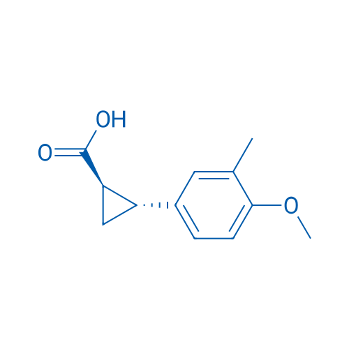 Rel-(1R,2R)-2-(4-methoxy-3-methylphenyl)cyclopropane-1-carboxylic acid 1g