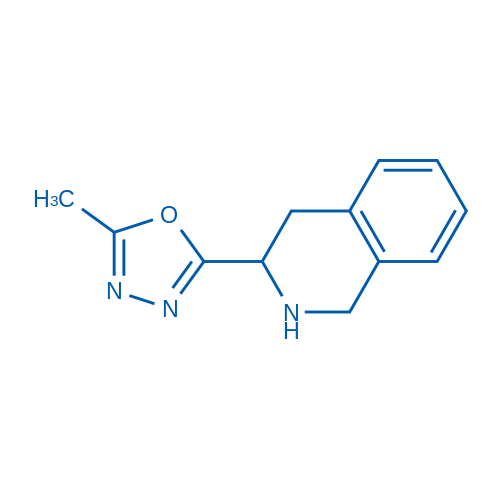 3-(5-Methyl-1,3,4-oxadiazol-2-yl)-1,2,3,4-tetrahydroisoquinoline 250mg