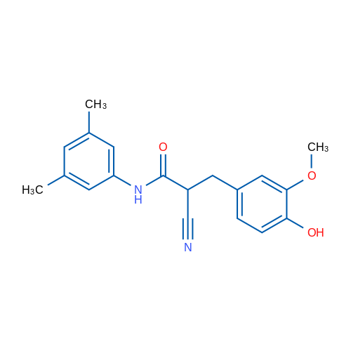 2-Cyano-N-(3,5-dimethylphenyl)-3-(4-hydroxy-3-methoxyphenyl)propanamide 1g