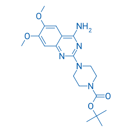 tert-Butyl 4-(4-amino-6,7-dimethoxyquinazolin-2-yl)piperazine-1-carboxylate 10mg