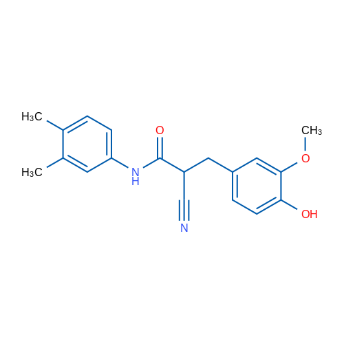 2-Cyano-N-(3,4-dimethylphenyl)-3-(4-hydroxy-3-methoxyphenyl)propanamide 1g