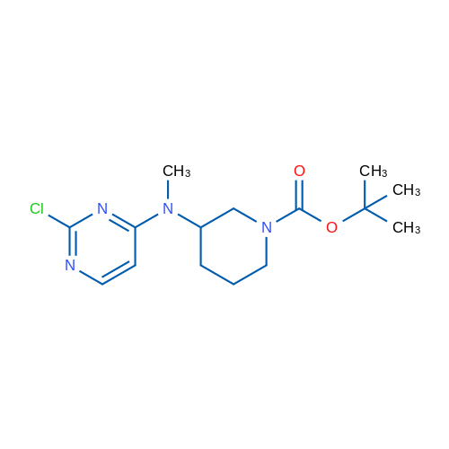 tert-Butyl 3-((2-chloropyrimidin-4-yl)(methyl)amino)piperidine-1-carboxylate 1g