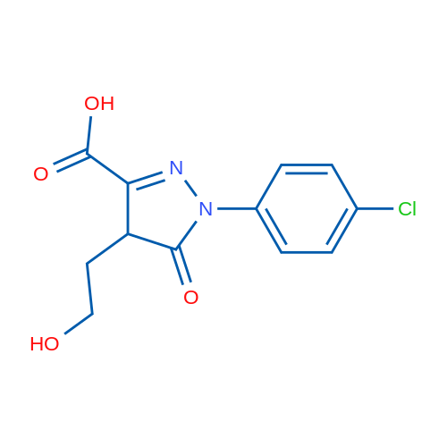 1-(4-Chlorophenyl)-4-(2-hydroxyethyl)-5-oxo-4,5-dihydro-1H-pyrazole-3-carboxylic acid 1g
