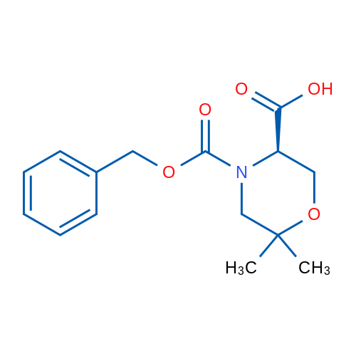 (R)-4-((Benzyloxy)carbonyl)-6,6-dimethylmorpholine-3-carboxylic acid 1g