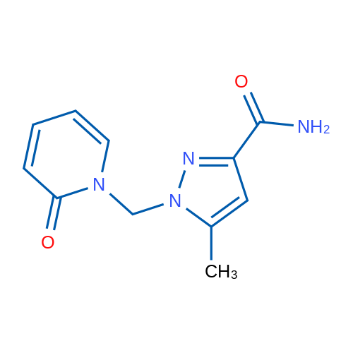 5-Methyl-1-((2-oxopyridin-1(2H)-yl)methyl)-1H-pyrazole-3-carboxamide 1g