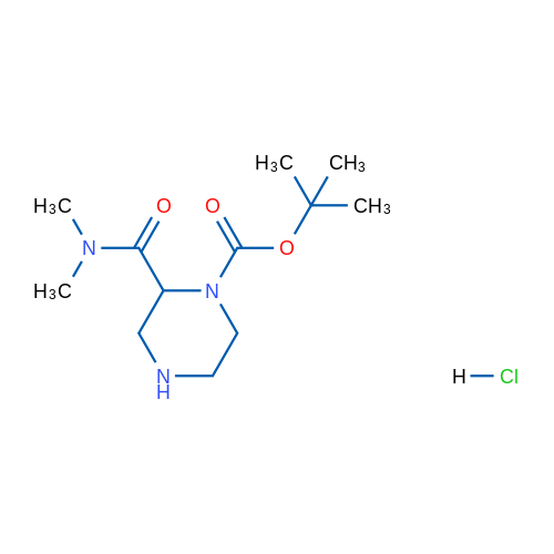 tert-Butyl 2-(dimethylcarbamoyl)piperazine-1-carboxylate hydrochloride 1g