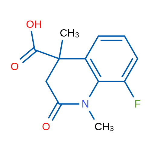 8-Fluoro-1,4-dimethyl-2-oxo-1,2,3,4-tetrahydroquinoline-4-carboxylic acid 1g