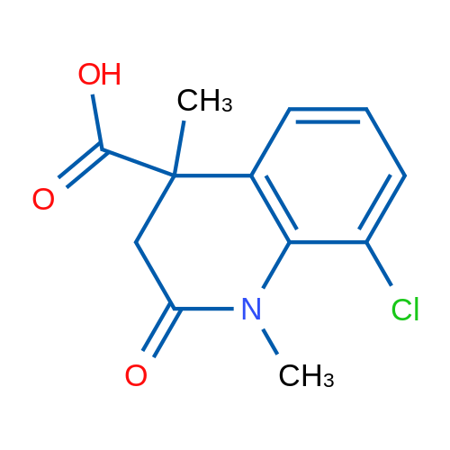 8-Chloro-1,4-dimethyl-2-oxo-1,2,3,4-tetrahydroquinoline-4-carboxylic acid 1g