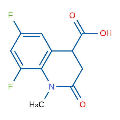 6,8-Difluoro-1-methyl-2-oxo-1,2,3,4-tetrahydroquinoline-4-carboxylic acid 1g