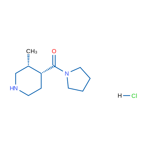 (Cis-3-methylpiperidin-4-yl)(pyrrolidin-1-yl)methanone hydrochloride 1g