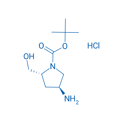 (2R,4S)-tert-Butyl 4-amino-2-(hydroxymethyl)pyrrolidine-1-carboxylate hydrochloride 1g