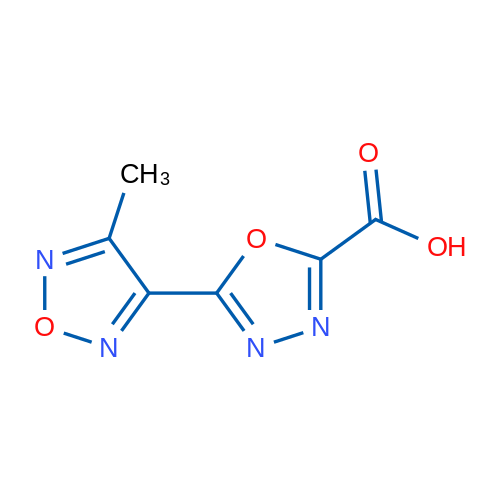 5-(4-Methyl-1,2,5-oxadiazol-3-yl)-1,3,4-oxadiazole-2-carboxylic acid 1g