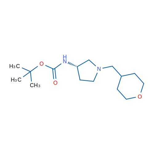 (S)-tert-Butyl (1-((tetrahydro-2H-pyran-4-yl)methyl)pyrrolidin-3-yl)carbamate 1g