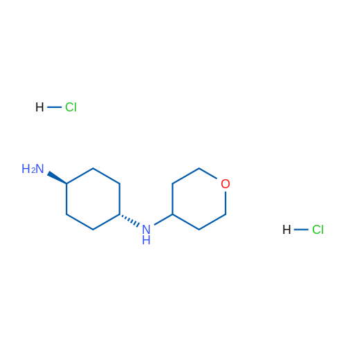 trans-N1-(Tetrahydro-2H-pyran-4-yl)cyclohexane-1,4-diamine dihydrochloride 1g