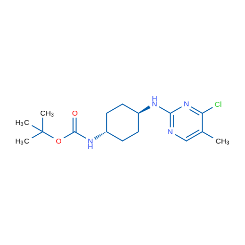 tert-Butyl (trans-4-((4-chloro-5-methylpyrimidin-2-yl)amino)cyclohexyl)carbamate 1g