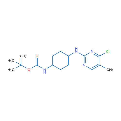 tert-Butyl (4-((4-chloro-5-methylpyrimidin-2-yl)amino)cyclohexyl)carbamate 1g