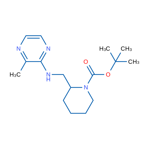 tert-Butyl 2-(((3-methylpyrazin-2-yl)amino)methyl)piperidine-1-carboxylate 1g