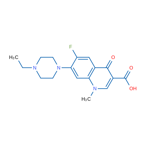 7-(4-Ethylpiperazin-1-yl)-6-fluoro-1-methyl-4-oxo-1,4-dihydroquinoline-3-carboxylic acid 1g