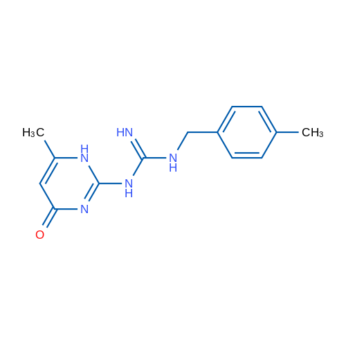 1-(6-Methyl-4-oxo-1,4-dihydropyrimidin-2-yl)-3-(4-methylbenzyl)guanidine 1g