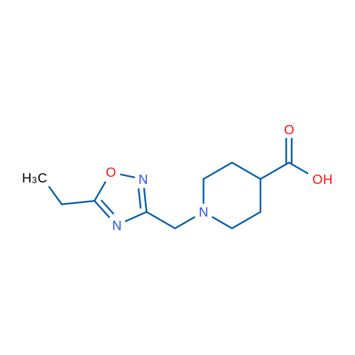 1-((5-Ethyl-1,2,4-oxadiazol-3-yl)methyl)piperidine-4-carboxylic acid 1g