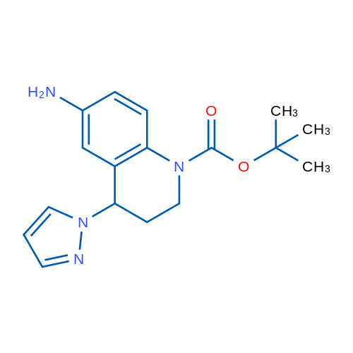tert-Butyl 6-amino-4-(1H-pyrazol-1-yl)-3,4-dihydroquinoline-1(2H)-carboxylate 1g