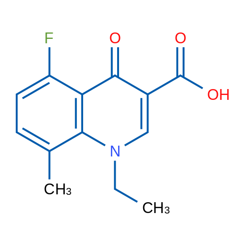 1-Ethyl-5-fluoro-8-methyl-4-oxo-1,4-dihydroquinoline-3-carboxylic acid 1g