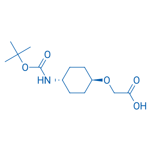 Rel-2-(((1r,4r)-4-((tert-butoxycarbonyl)amino)cyclohexyl)oxy)acetic acid 100mg
