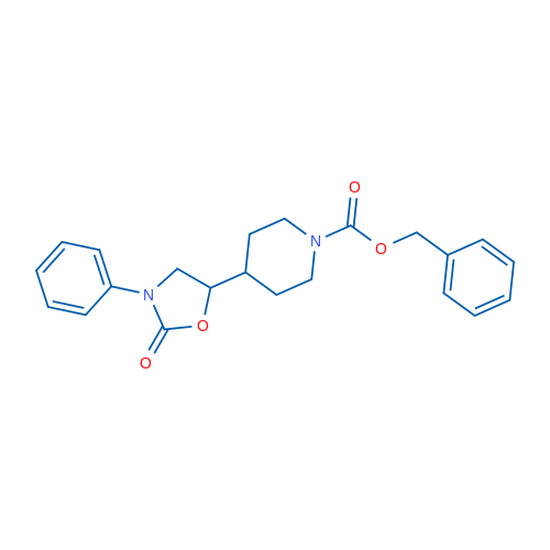 Benzyl 4-(2-oxo-3-phenyl-1,3-oxazolidin-5-yl)piperidine-1-carboxylate 1g