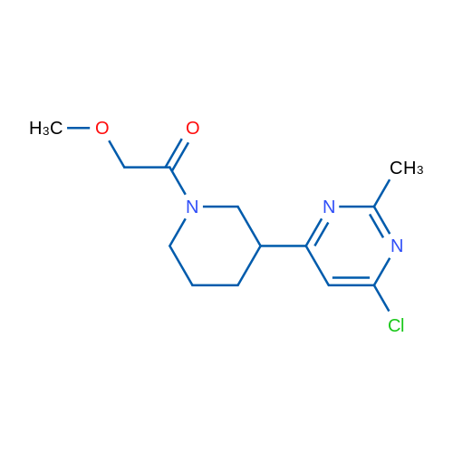1-(3-(6-Chloro-2-methylpyrimidin-4-yl)piperidin-1-yl)-2-methoxyethanone 1g